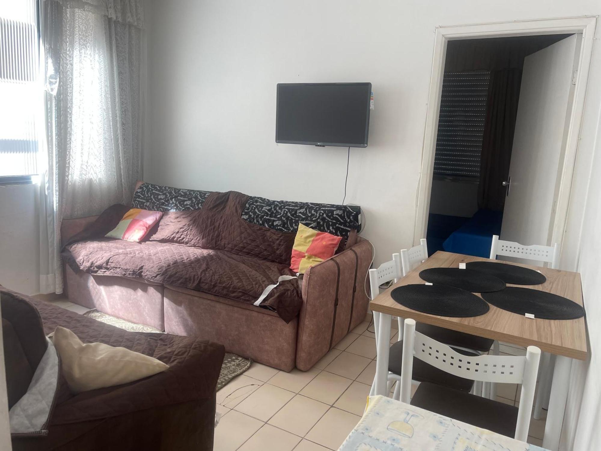 Apto Canto Do Forte Pg Av Mallet Wifi Tv Smart Lejlighed Praia Grande  Eksteriør billede